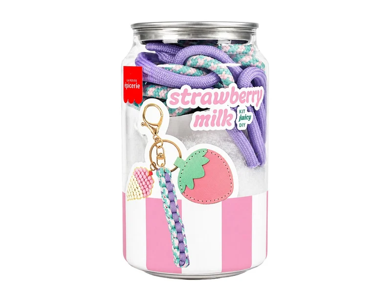 Kit Canette Pshiiit Strawberry Milk – Kit DIY Bag Charm Kawaii