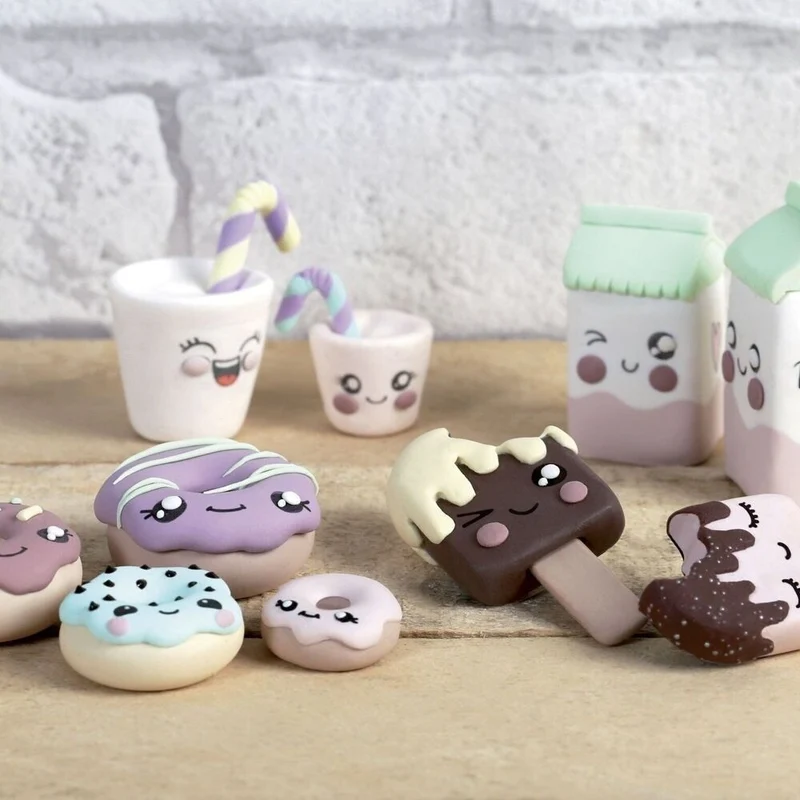 Mallette FIMO Kawaii Family – Création Donuts & Figurines Kawaii