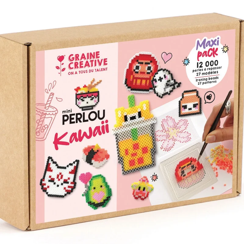 Kit Mini Perlou Japon – Perles à Repasser Kawaï Inspirées du Japon