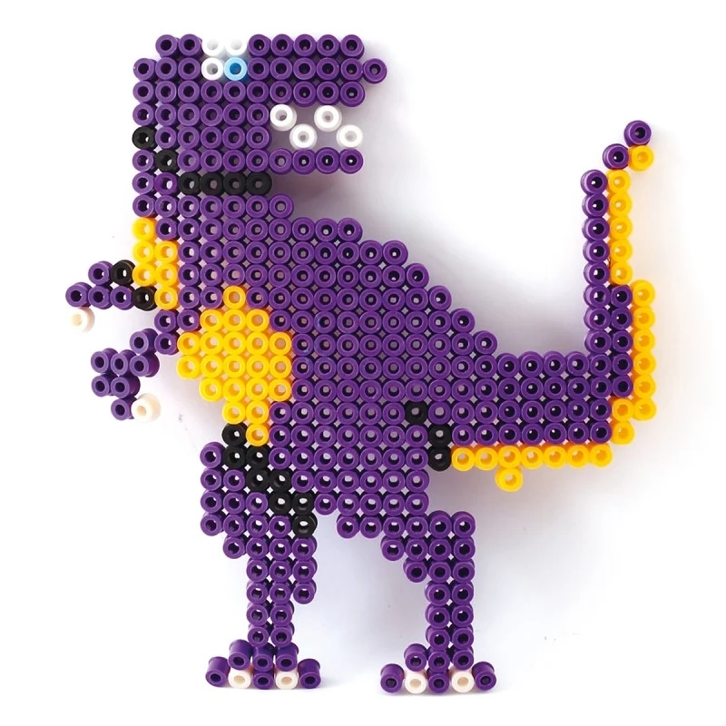Boîte Perlou Dinosaures 3000 Perles – Kit Perles à Repasser Créatif