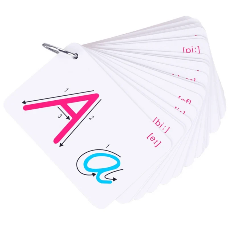 Cartes d'apprentissage de l'alphabet Montessori
