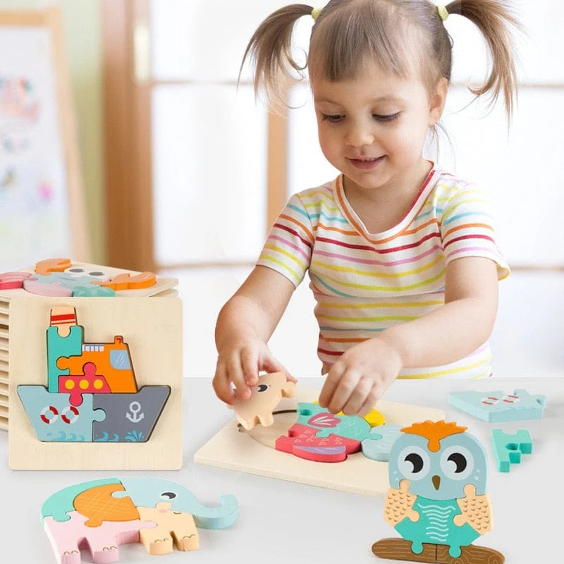 Puzzle Montessori 3D - Experience Montessori