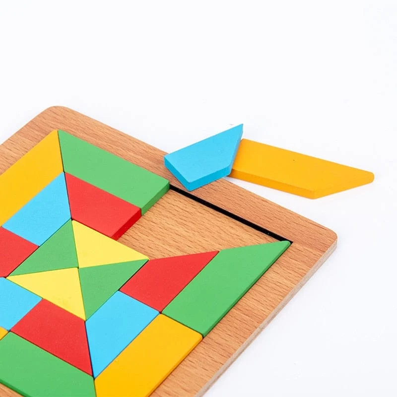 Puzzle Tangram Montessori Formes Géométriques