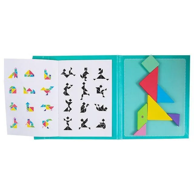 Tangram Magnétique Montessori - Puzzle Premium