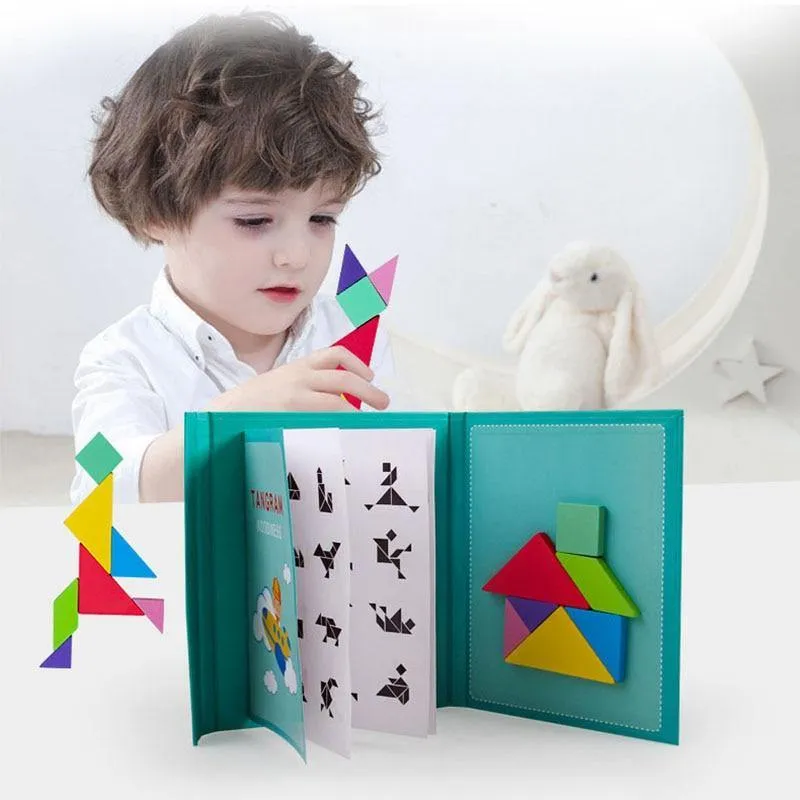 Tangram Magnétique Montessori - Puzzle Premium