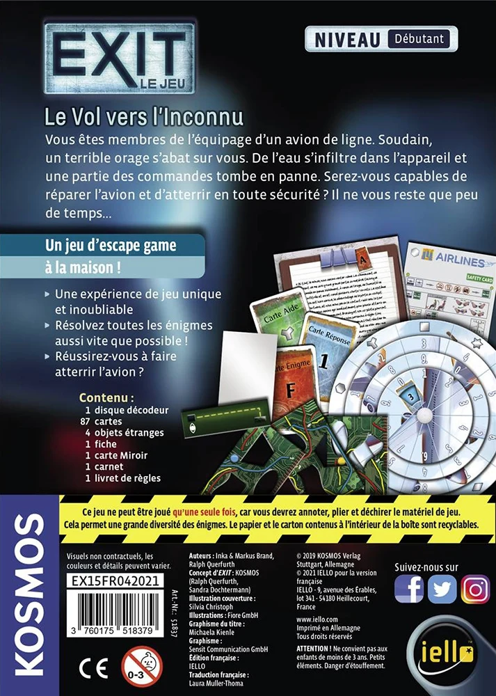 EXIT – Le Vol vers l'inconnu (débutant)
