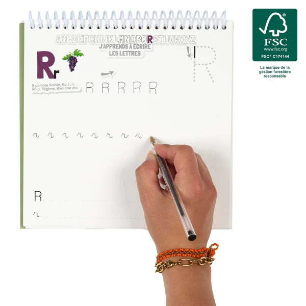 Cahier Montessori Lettres et Chiffres — J'Apprends à Écrire en Autonomie
