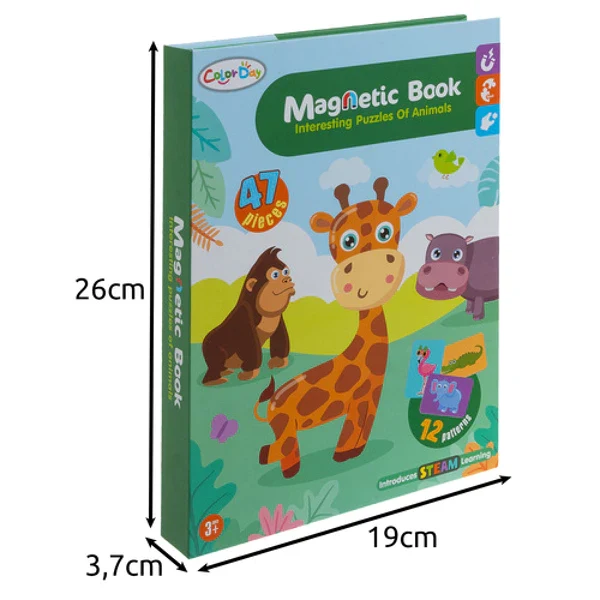 Puzzle animaux magnétique Montessori – puzzle aimanté éducatif pour enfant dès 3 ans