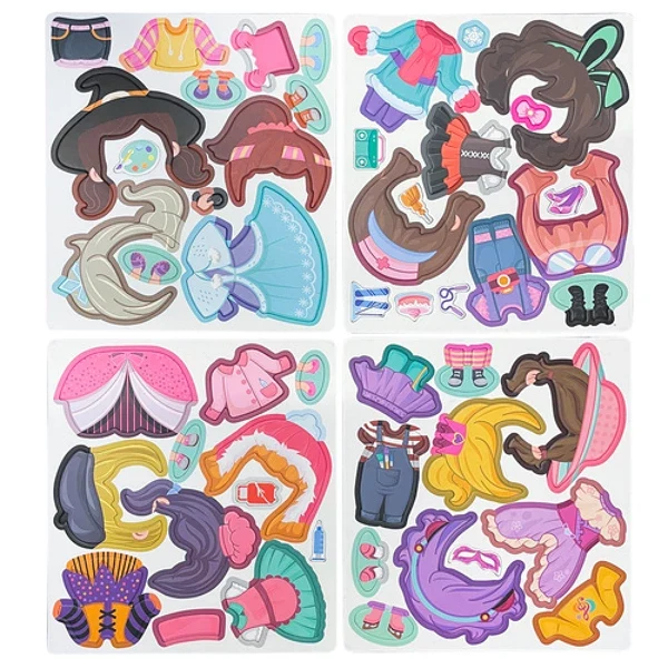Puzzle 3 ans fille – puzzle magnétique d’habillage mode