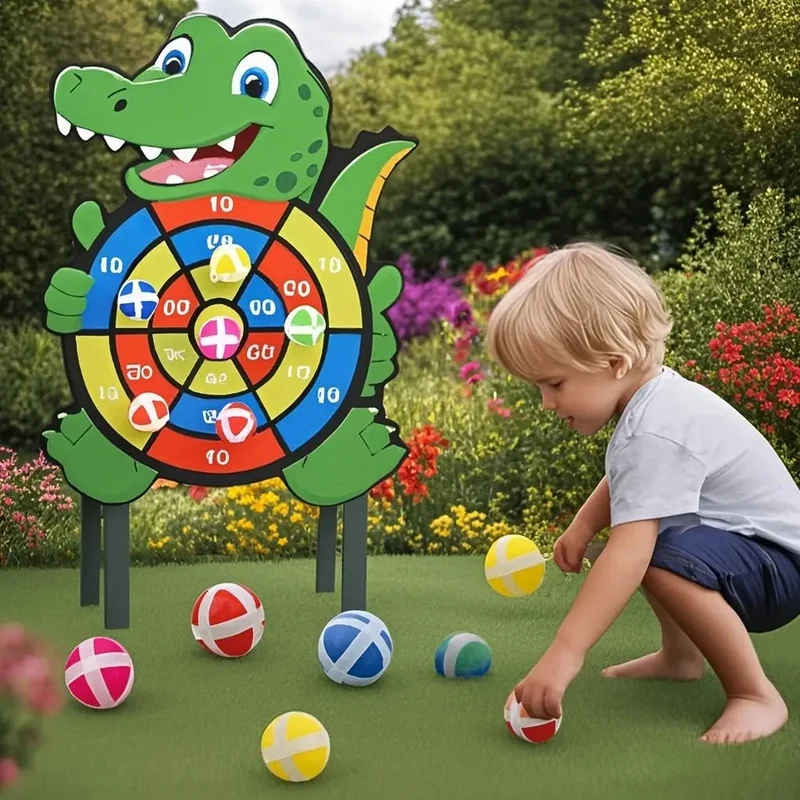 Cible Montessori à balles collantes – Jeu d’adresse pour enfants