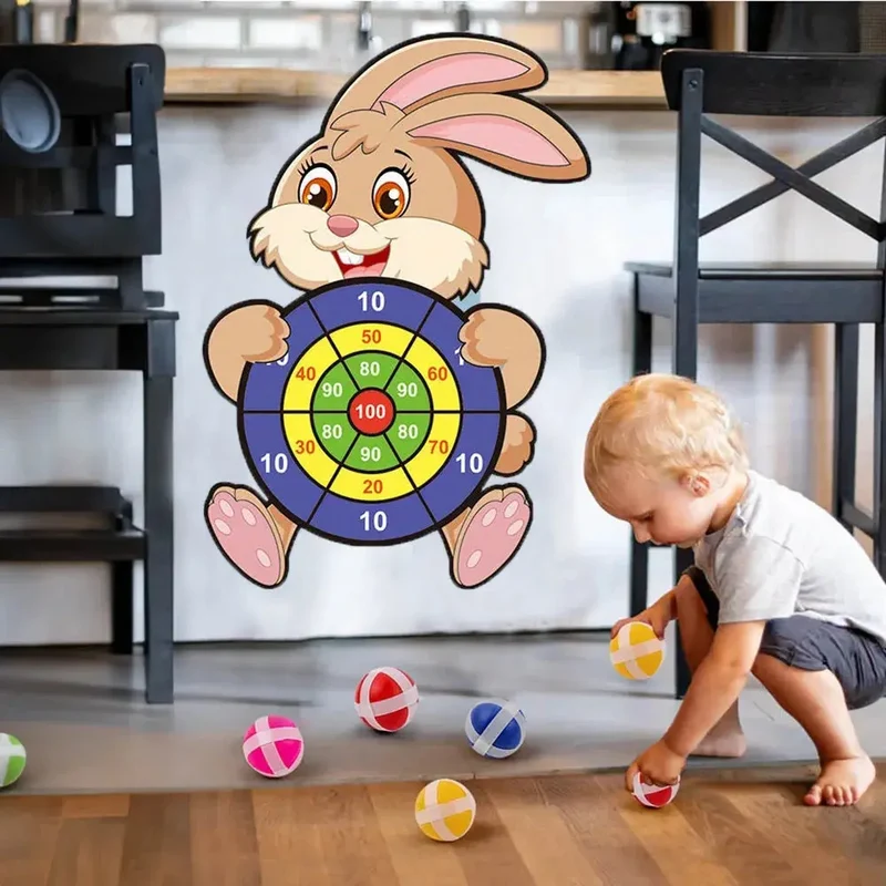 Cible Montessori à balles collantes – Jeu d’adresse pour enfants