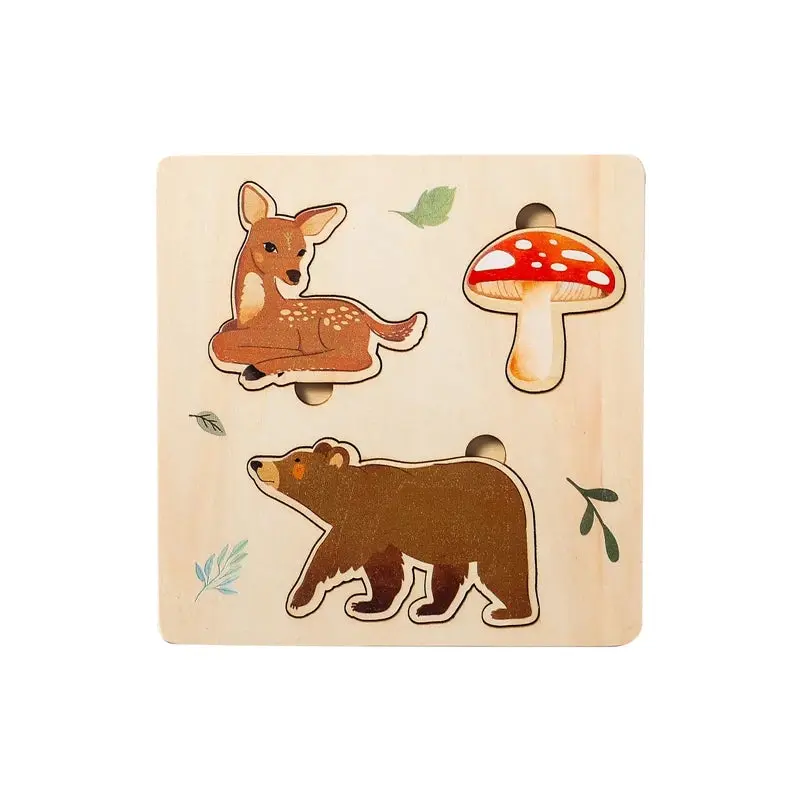 Puzzle Tangram en Bois – Éducation Cognitive