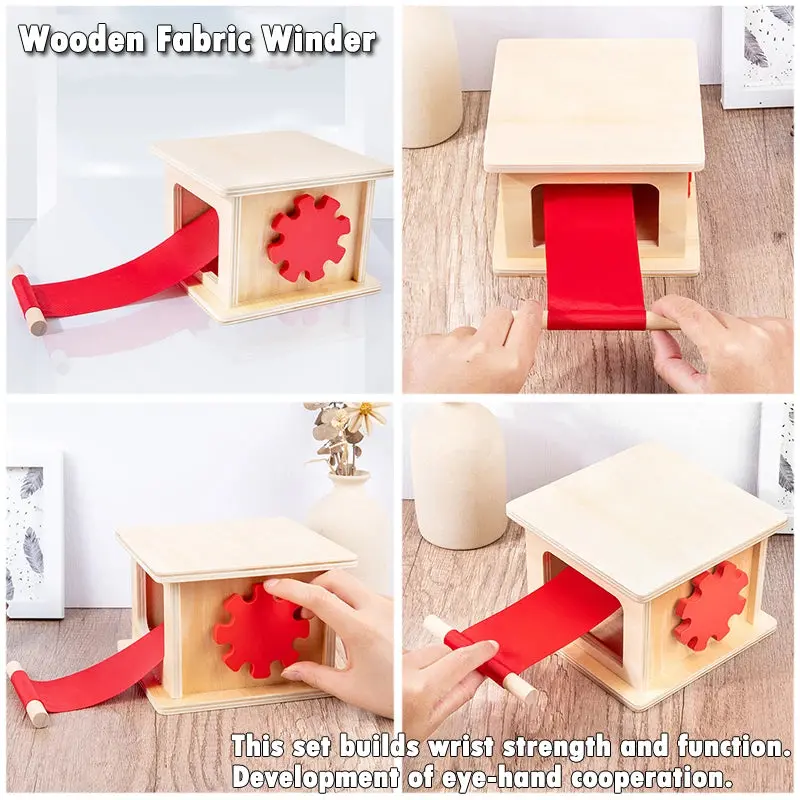 Jouets Montessori en Bois – Développement Sensoriel