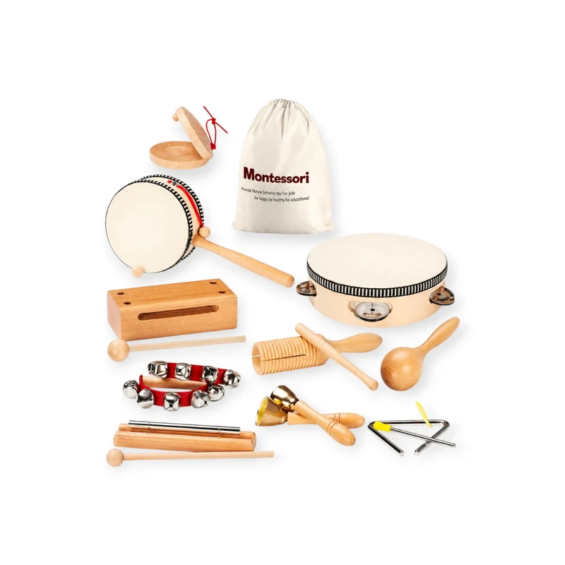 Ensemble d'instruments de musique Montessori