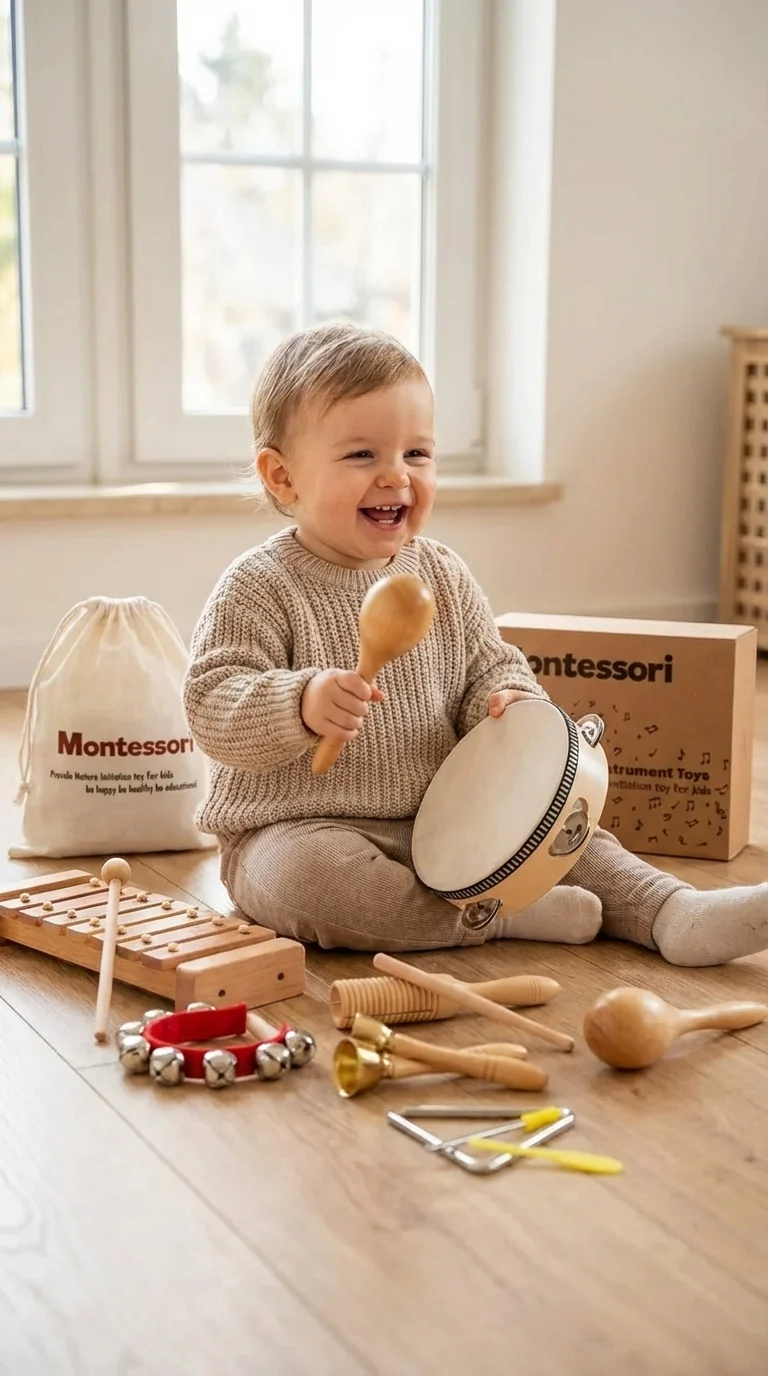 Ensemble d'instruments de musique Montessori