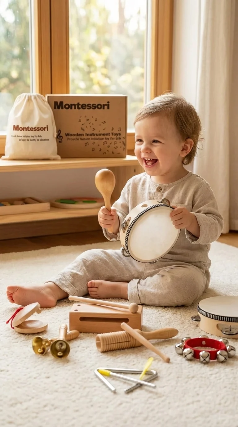 Ensemble d'instruments de musique Montessori