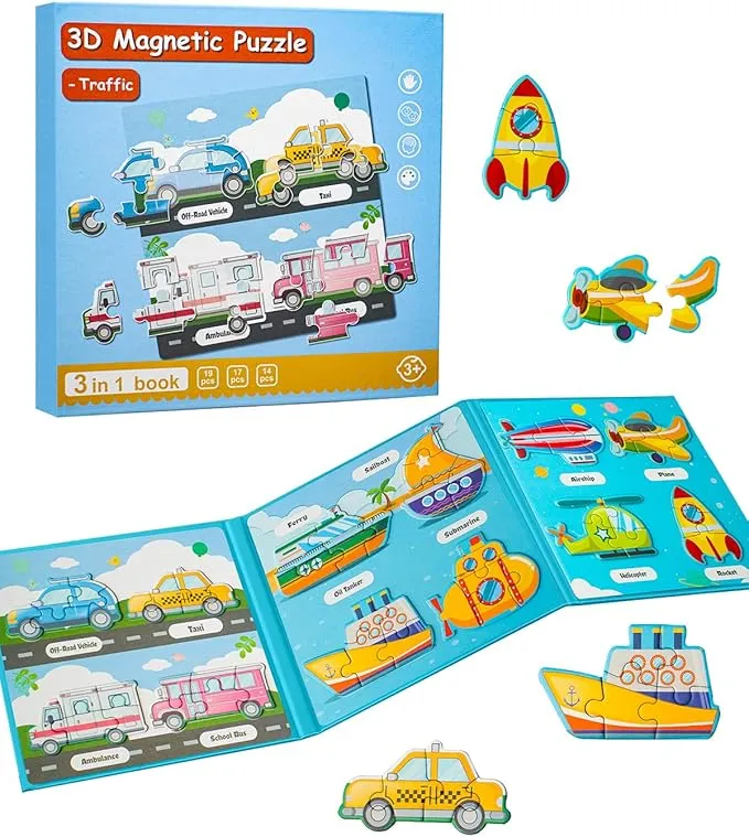 Livres de contes magnétiques Montessori à assembler