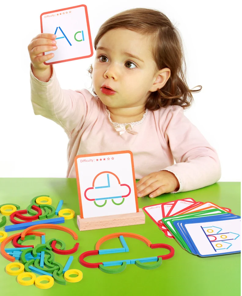 Montessori Masterpieces: Rods and Ring Construction Set