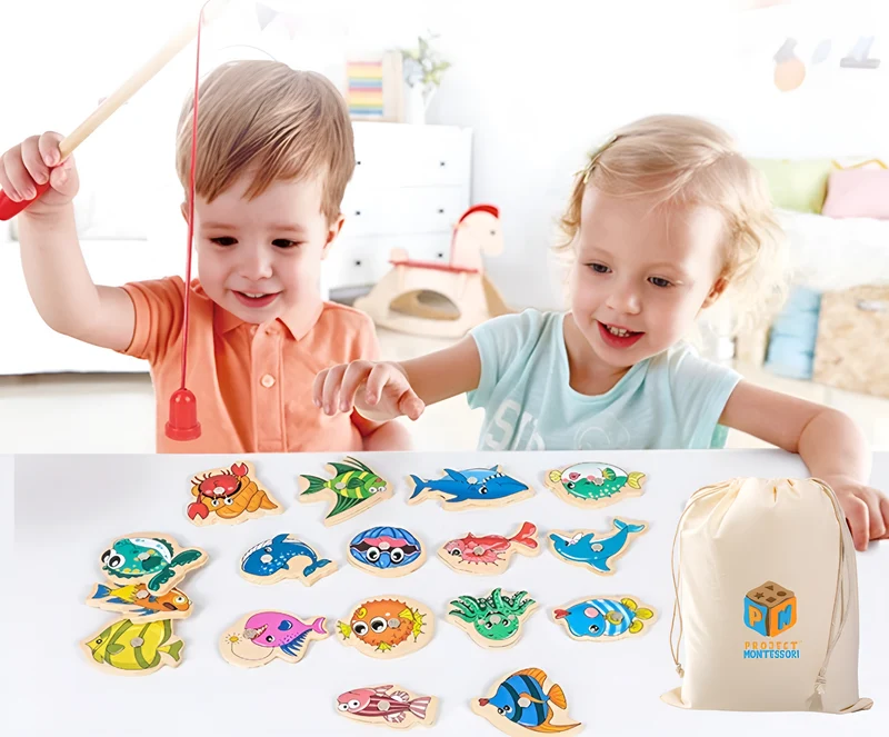 Jeu de pêche Montessori