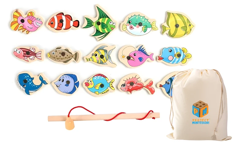 Jeu de pêche Montessori