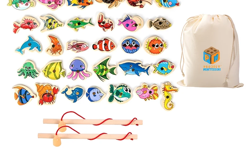Jeu de pêche Montessori