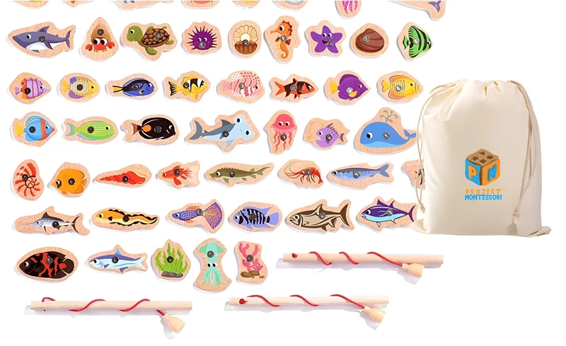 Jeu de pêche Montessori