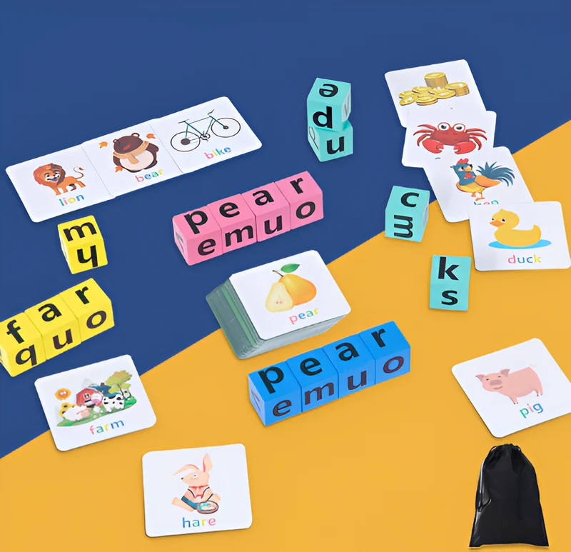 Montessori Fast spell cubes
