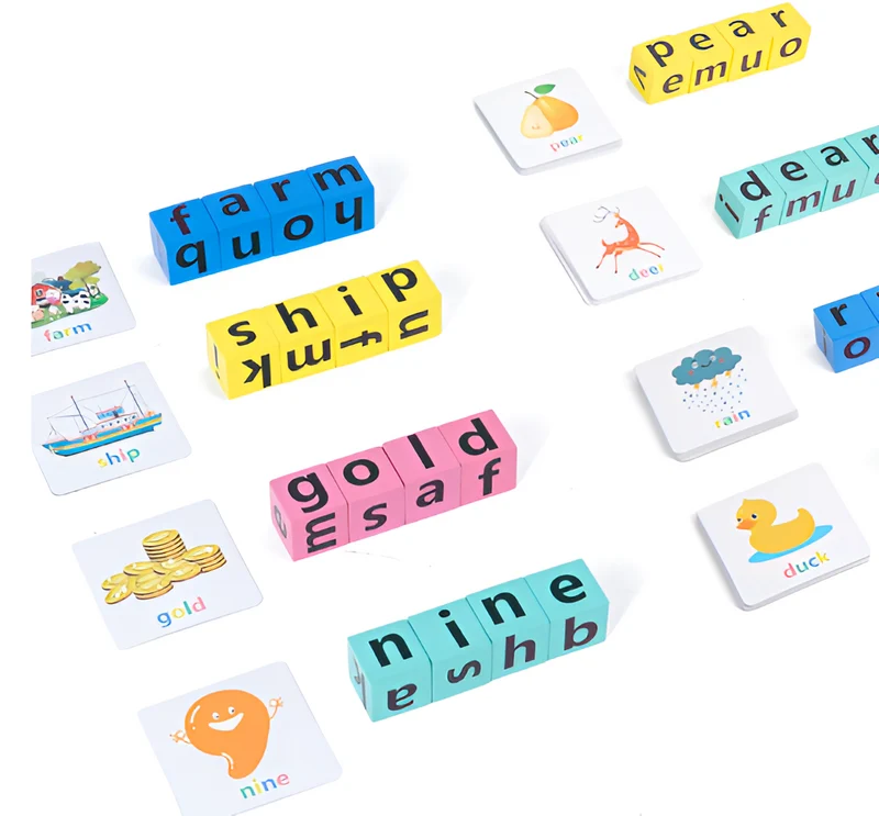 Montessori Fast spell cubes