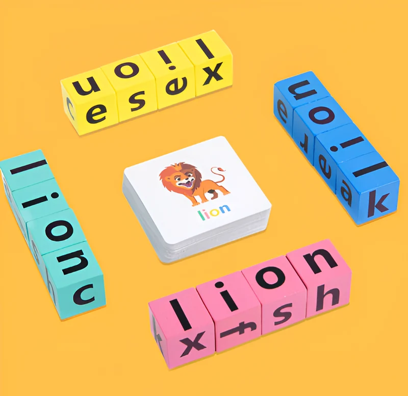 Montessori Fast spell cubes