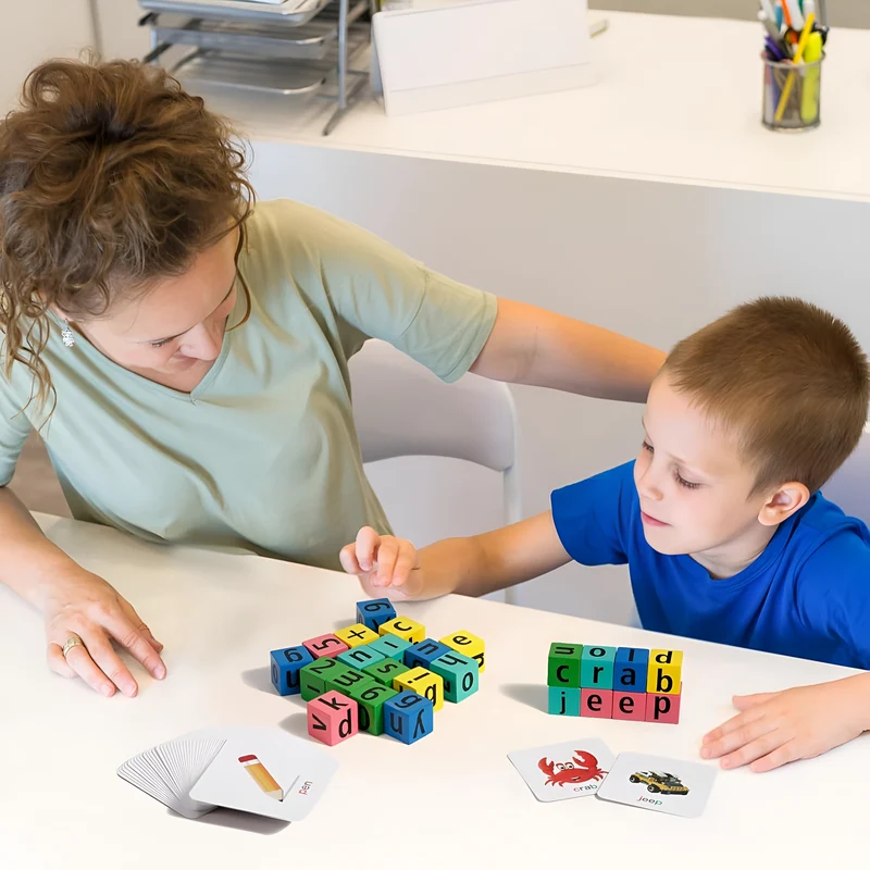 Montessori Fast spell cubes