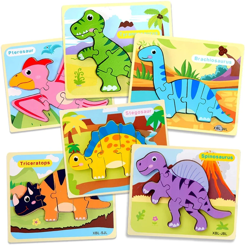 Best-seller: Puzzles 3D Dinosaure 6 PACK