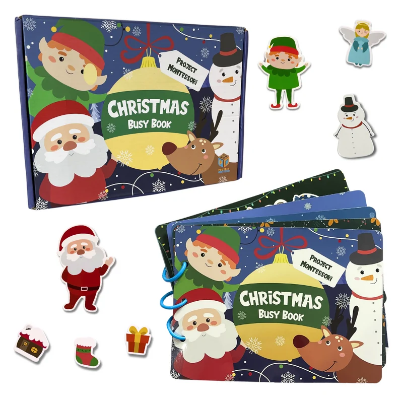Montessori project Christmas job book