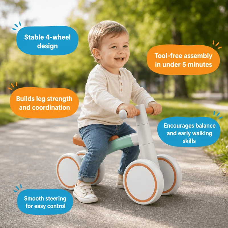 Draisienne Montessori pour tout-petits – La meilleure draisienne pour les 2 ans et plus