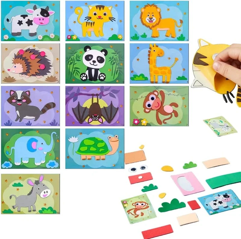 3D sticker puzzles (12 leaves)