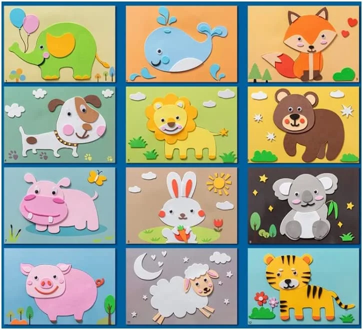 3D sticker puzzles (12 leaves)