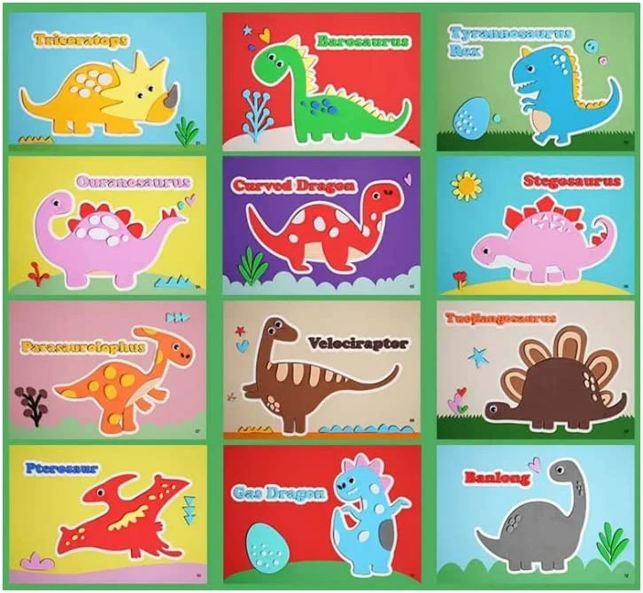 3D sticker puzzles (12 leaves)