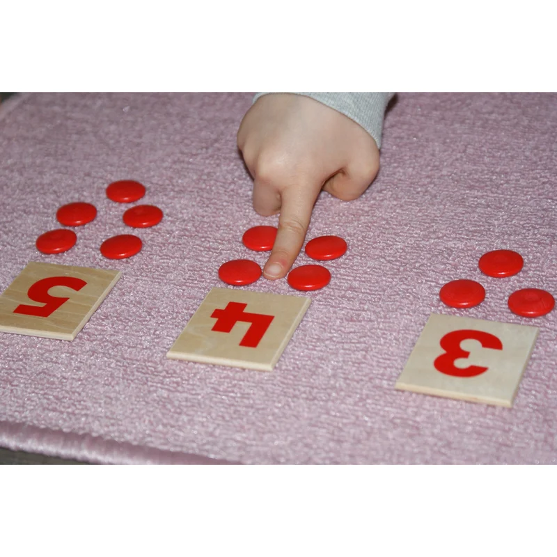 Chiffres et Jetons Montessori