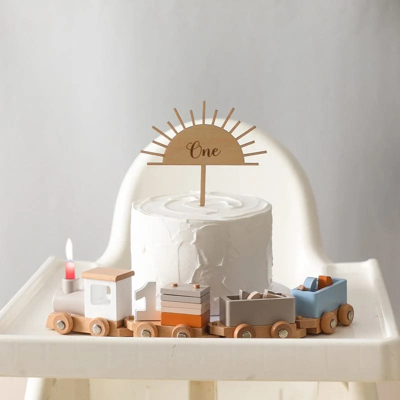 Train Montessori en Bois