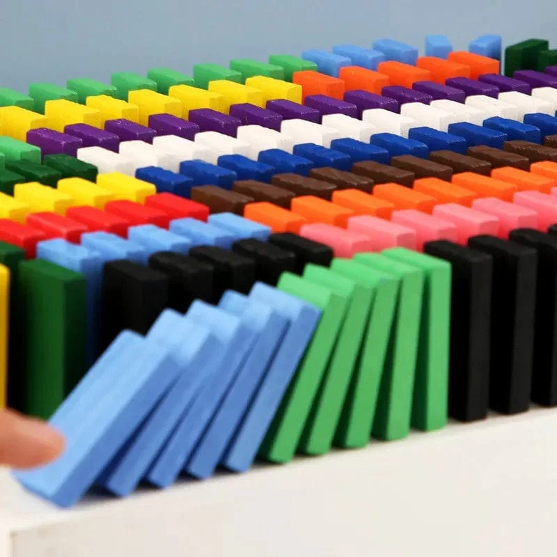 Dominos Montessori Kids - lot de 100 pièces