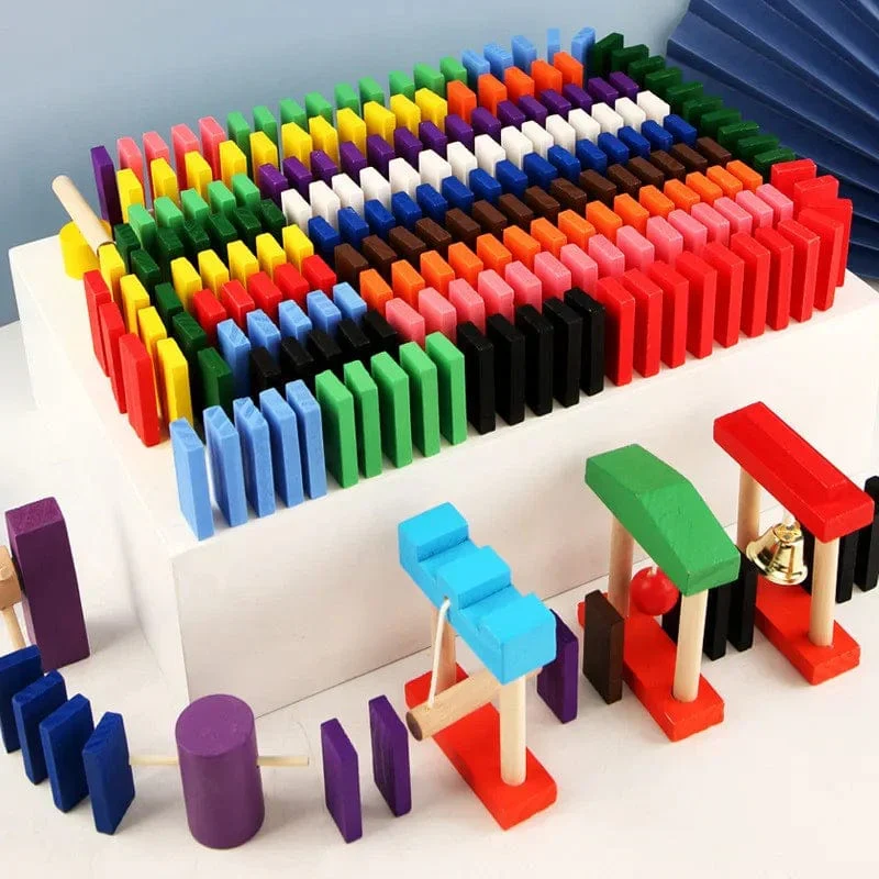 Dominos Montessori Kids - lot de 100 pièces