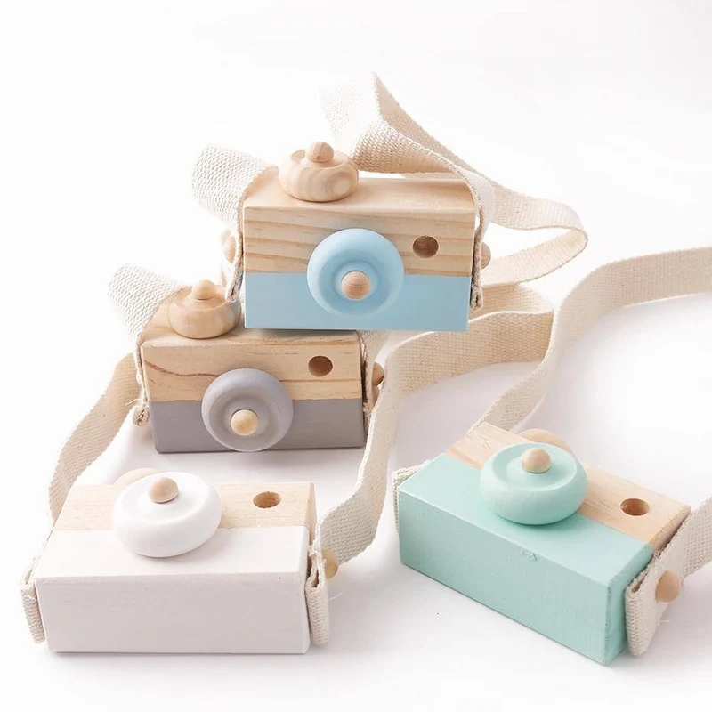 Appareil Photo en Bois Montessori Eco-friendly