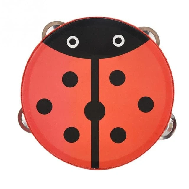 Tambourin Coccinelle Montessori pour Bébé