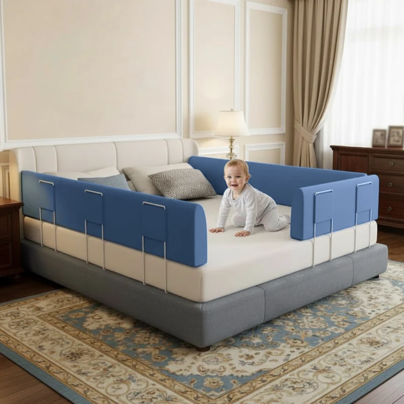Barrière de lit de sécurité réglable pour enfants et tout-petits