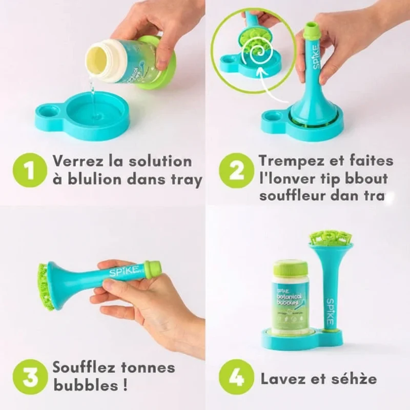 Kit de baguettes pour bulles de savon