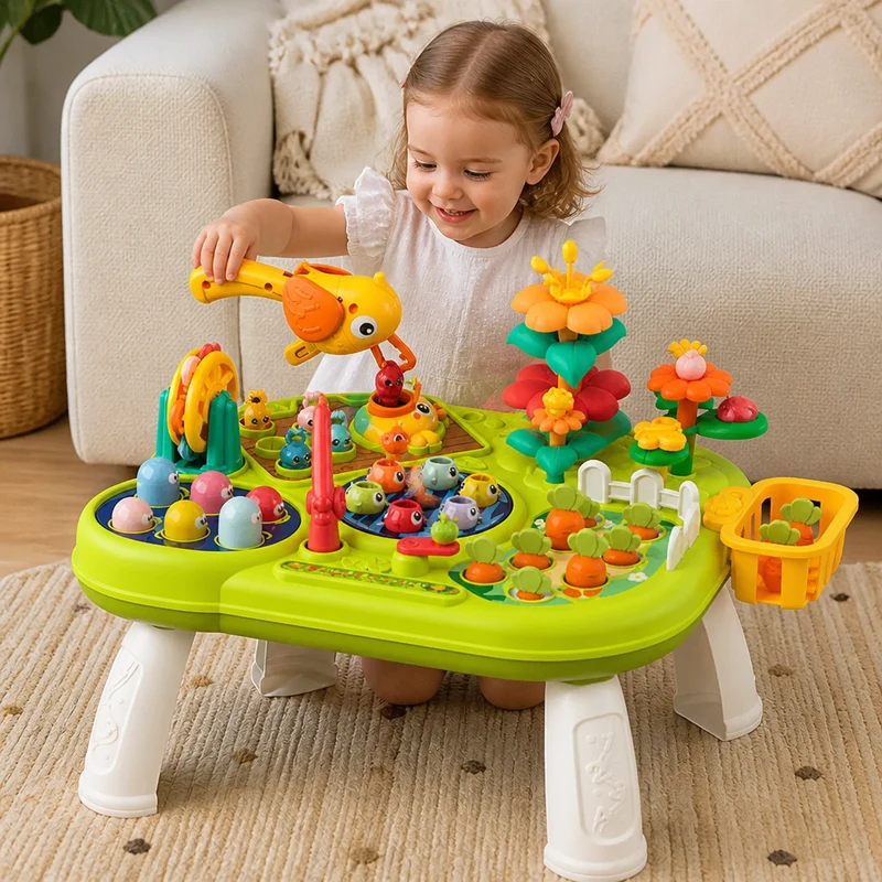 Table d'Activités Multifonctionnelle pour Enfants – Exploration et Développement Sensoriel