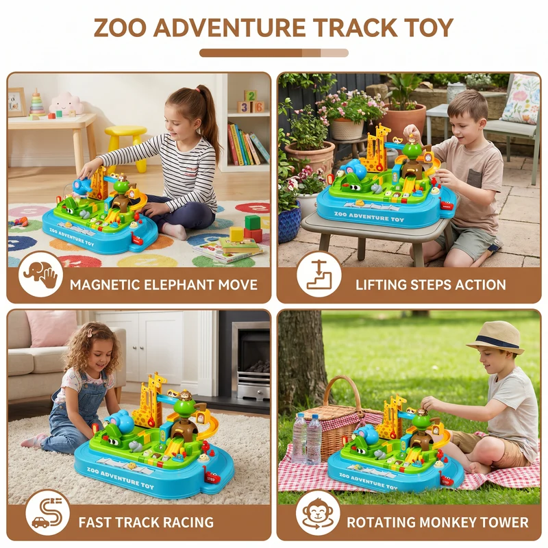 Circuit Aventure Zoo – Développe Motricité et Logique