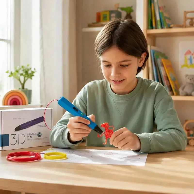 Stylo 3D Professionnel – Création Précise Semi-Automatique dès 14 ans