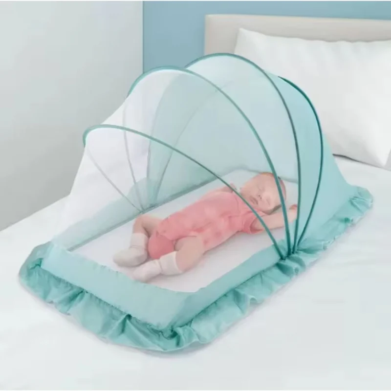 Moustiquaire de Lit Bébé avec Tente de Protection Anti-Moustiques