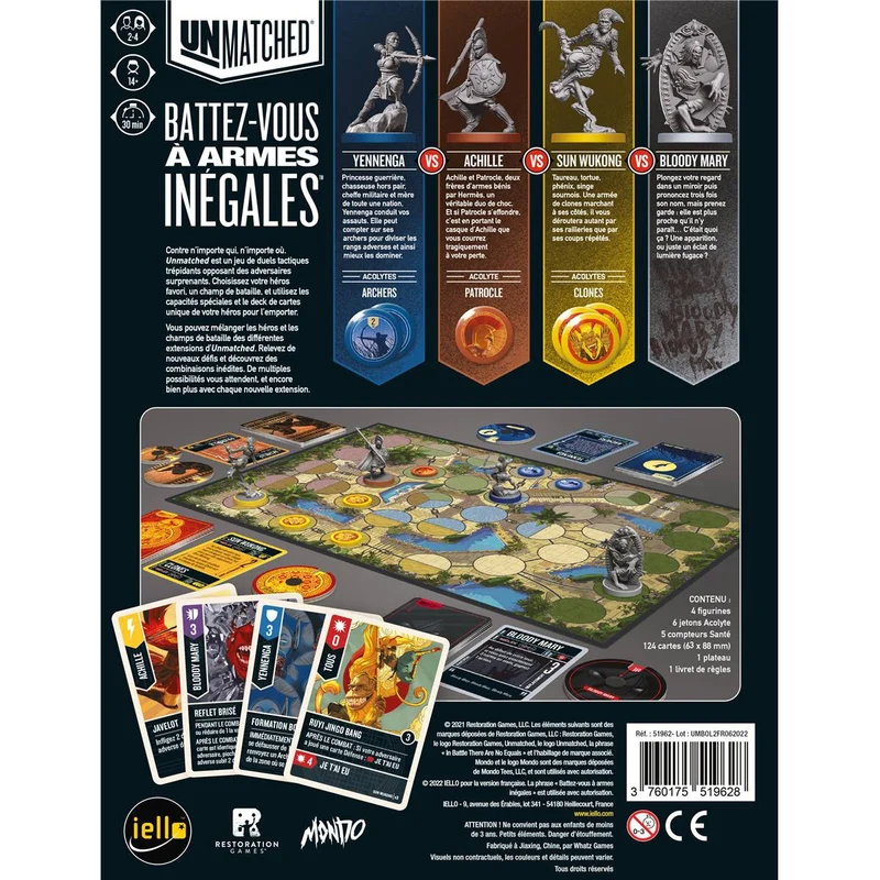 Unmatched - VOL. 2 Combats de légende
