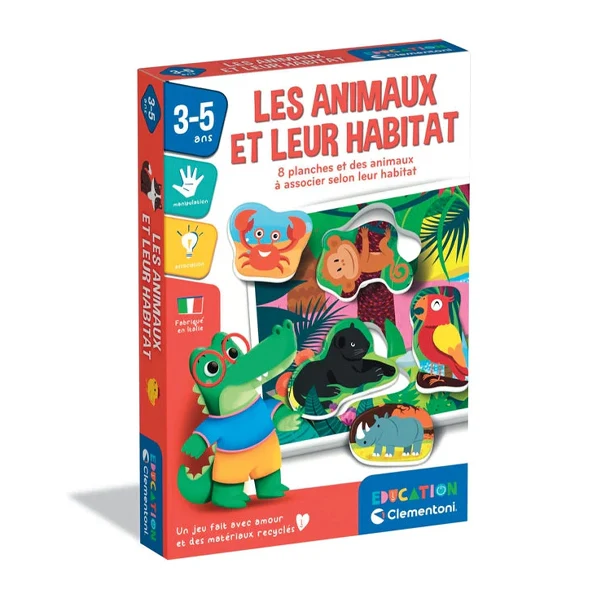 CLEMENTONI - Les animaux et leur habitat